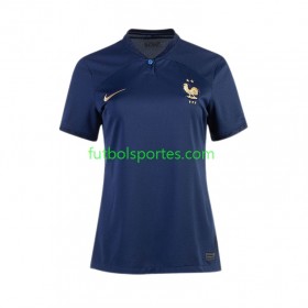 Camiseta Francia Mujer Primera Equipación Copa Mundo 2022